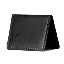 Fold-over Card Wallet (Black)